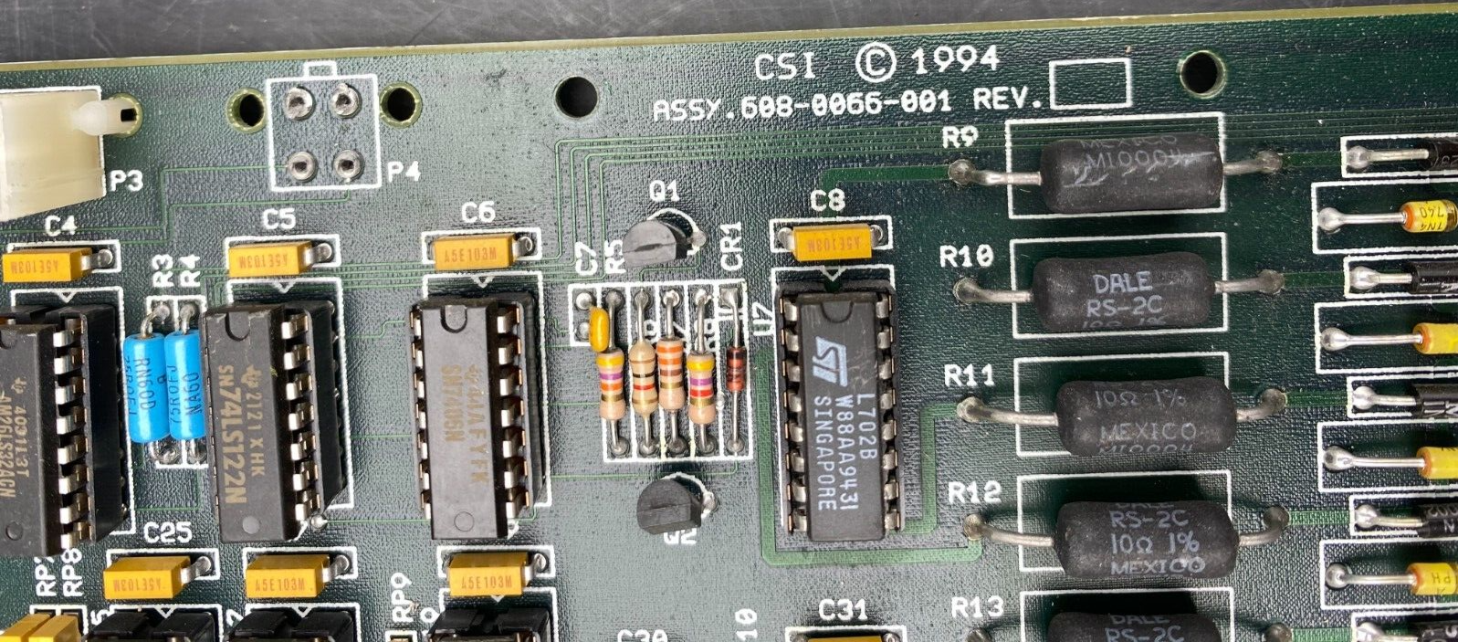 CSI 608-0066-001 PCB BOARD CPSSTRAP DUAL STRAPPER CONTROL