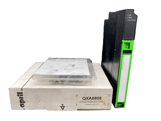 APRIL QXA0808 8 SORTIES ANALOGIQUES MULTIPLEXEES + CONNECTION KIT A1837 - KLR Automation