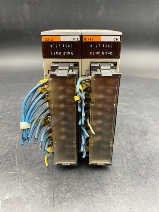 LOT OF 2 OMRON C200H-ID212 INPUT UNIT
