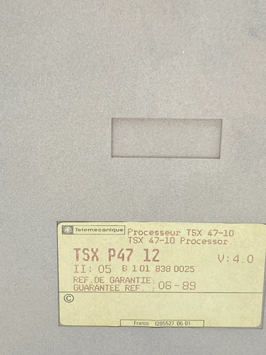 TSXP4712 - TSX P47 12 - TELEMECANIQUE - TSXP4712 - TSX P4712 - 