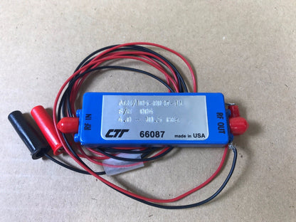 RF MICROWAVE AMPLIFIER CTT 4GHz - 10.5GHz ( 10.368GHz ) ALM/105 - 8037 - 11 SMA - KLR Automation