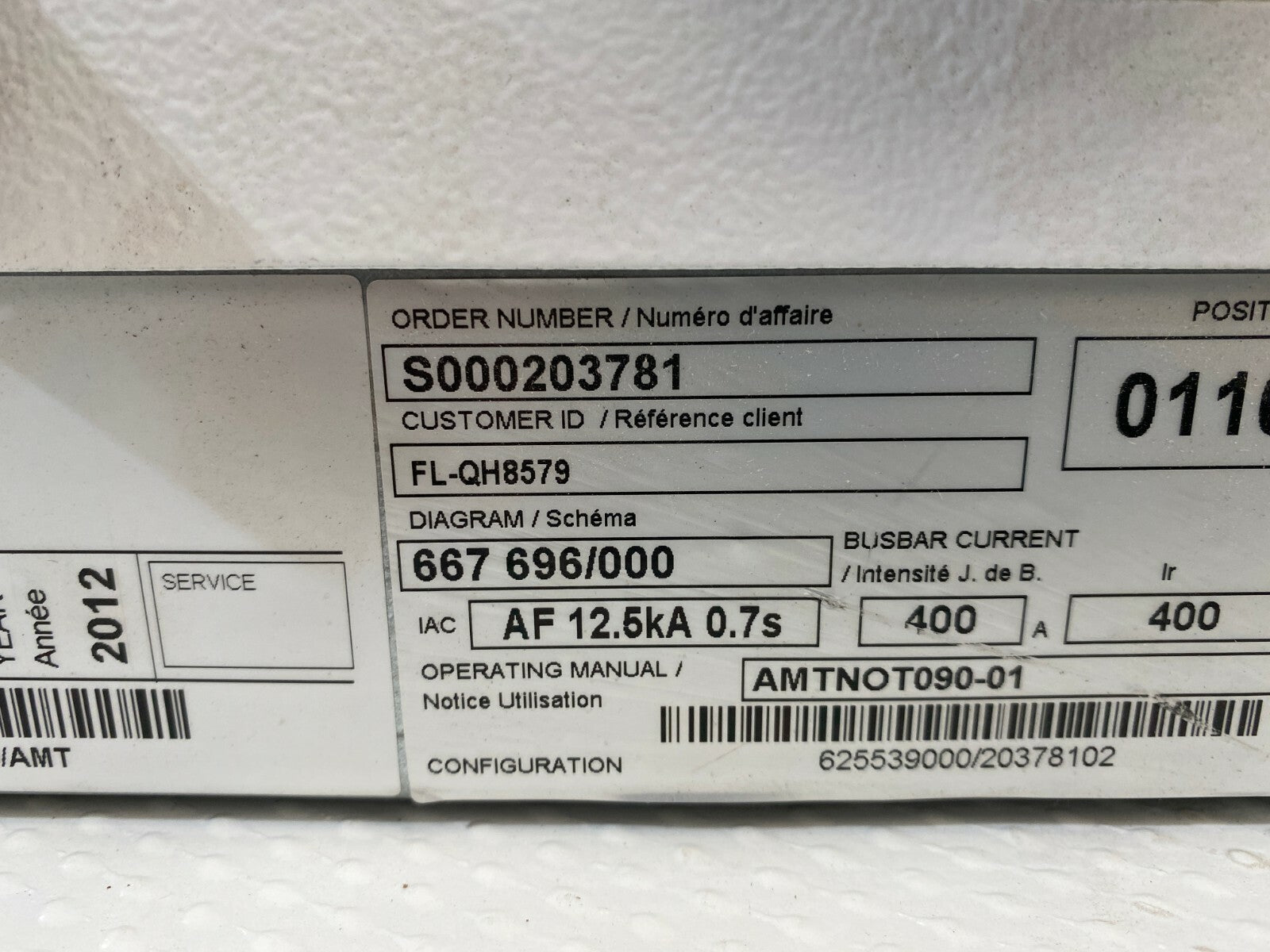 1pc x     Haute Tension SCHNEIDER Fluokit M24+  C440M mechanical control 