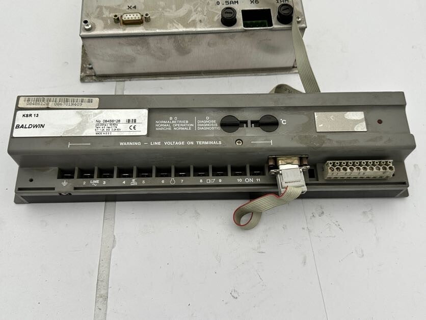 1pc x BALDWIN GRAFOTEC 20474.12 RGWL821 - V3.2 K300CPU - V1.4 - A01 + KSR 13 084B6128 - KLR Automation