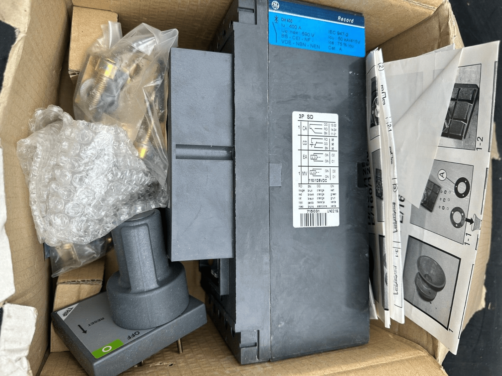 GENERAL ELECTRIC GE DH400 3P3D DMT 400 7208CCAN0014 003 + ACCESSOIRES - KLR Automation