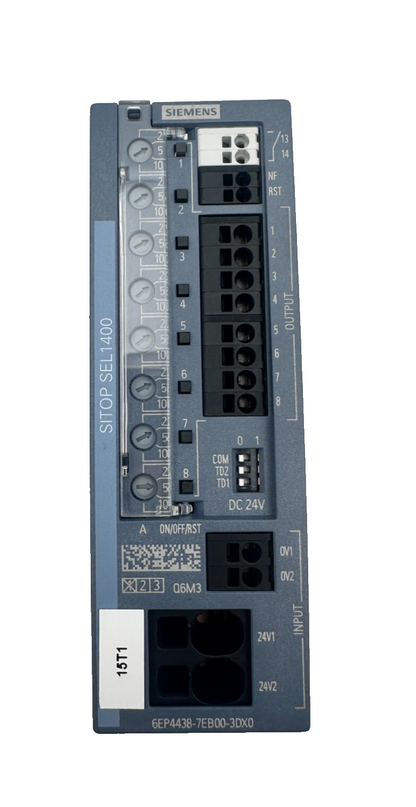 SIEMENS 6EP4438-7EB00-3DX0 SITOP SEL1400 SELECTIVITY MODULE