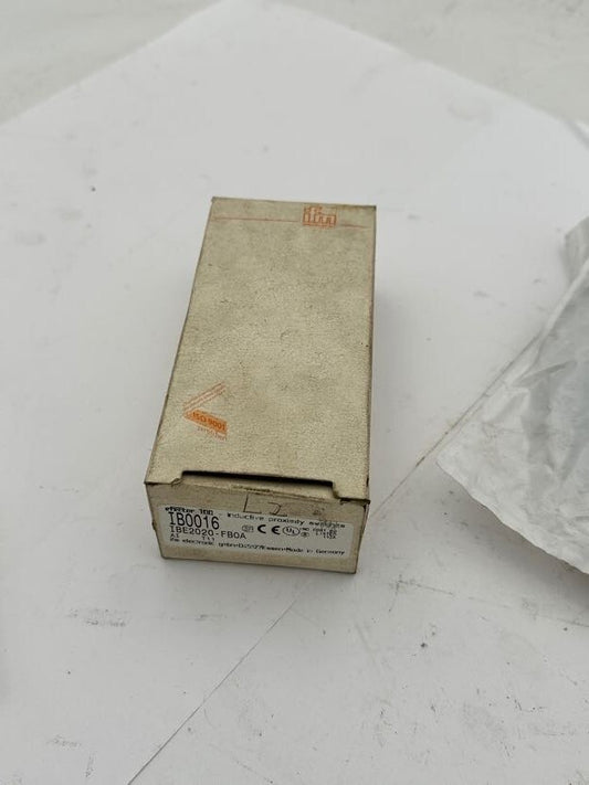 1pc x IFM ELECTRONIC EFECTOR INDUCTIVE PROXIMITY SWITCHES IB0016 IBE2020 - FBOA AI - KLR Automation