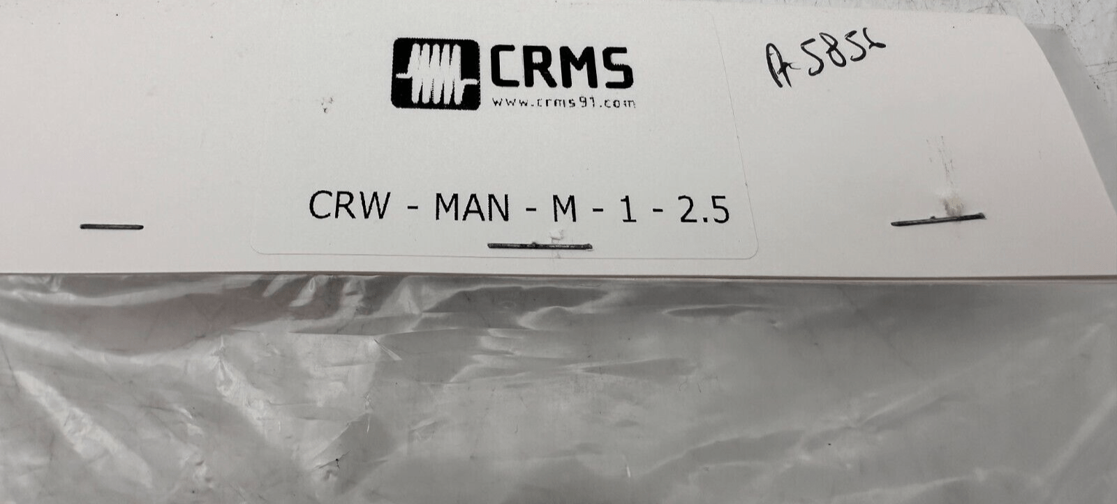 CRMS CRW - MAN - M - 1 - 2.5 MANIPULATEUR 1 FONCTION - KLR Automation