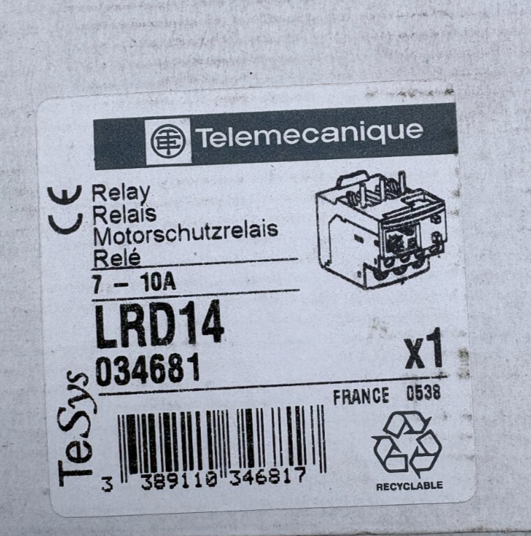 TELEMECANIQUE RELAY LRD14 x1