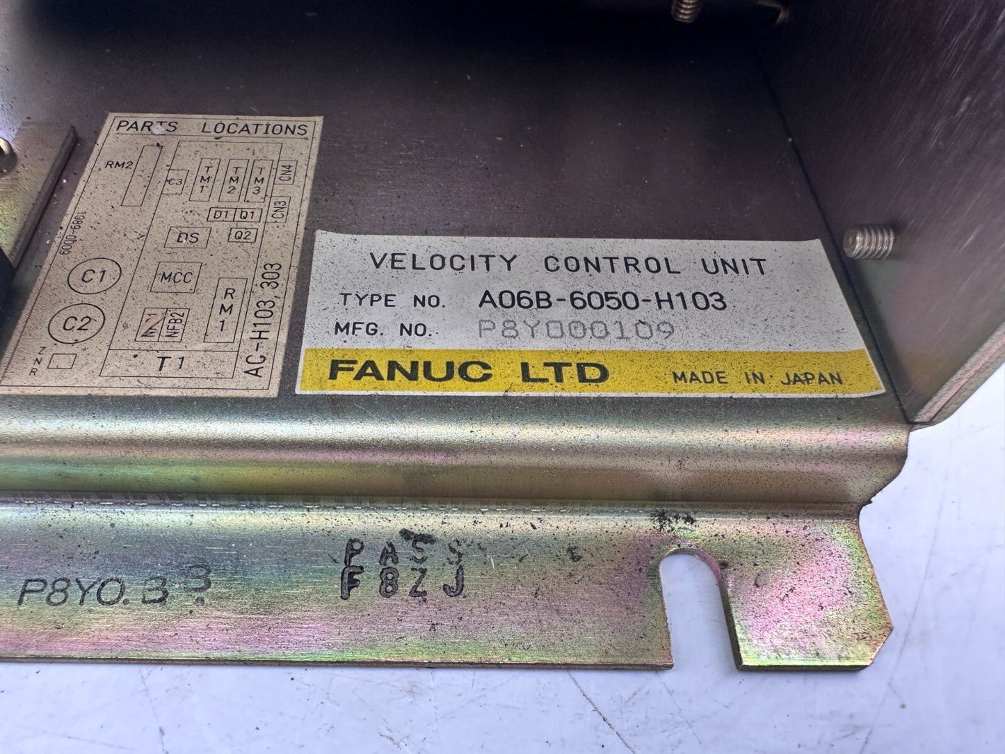 FANUC A06B - 6050 - H103 VELOCITY CONTROL UNIT - KLR Automation