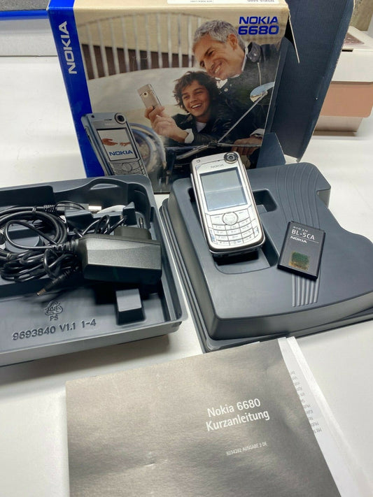 Nokia 6680 Black Mobile Phone Old Stock Rare collectors Mobile Phone Cell GSM 2