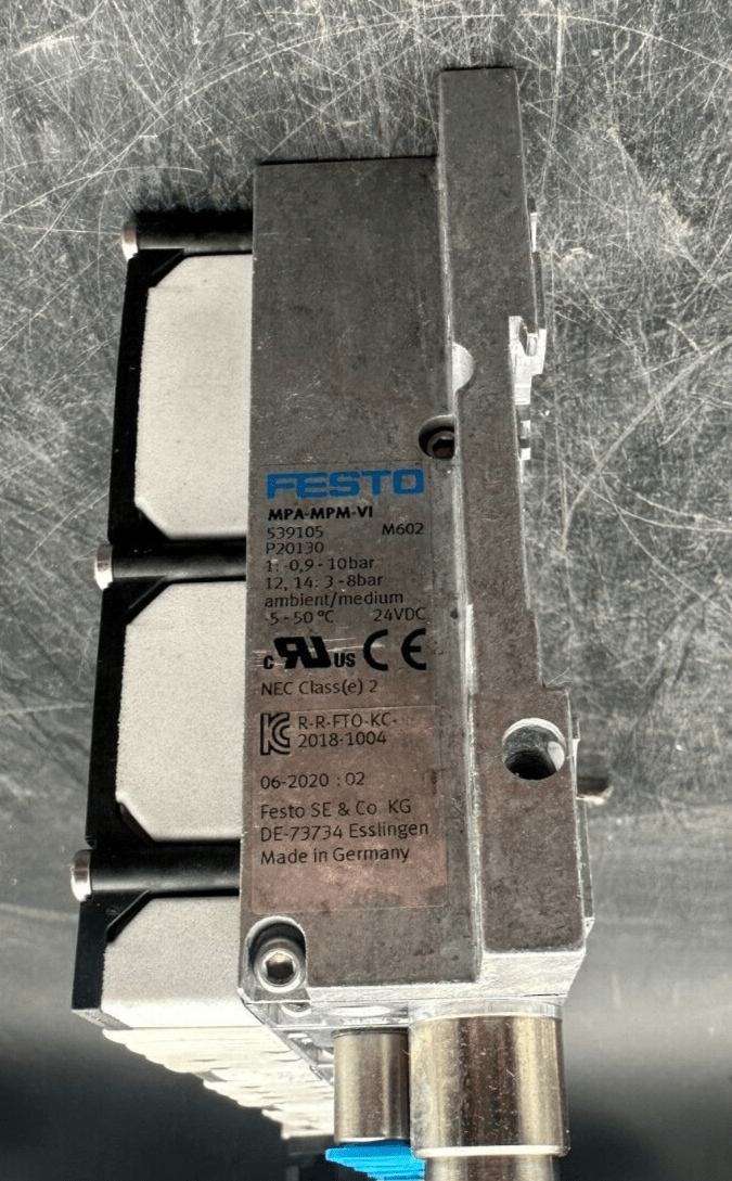 FESTO 533193 + 533345 + 539105 SOLEINOID VALVES x1pc - KLR Automation