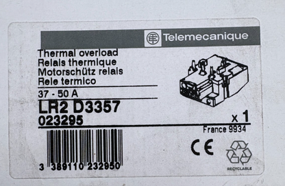TELEMECANIQUE RELAIS TERMIQUE LR2 D3357 x1
