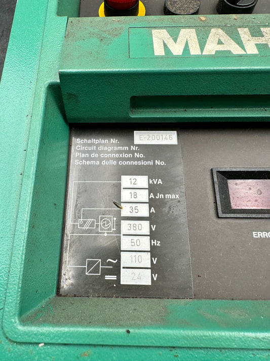Maho CNC 432 DECKEL Panel control  E-200146