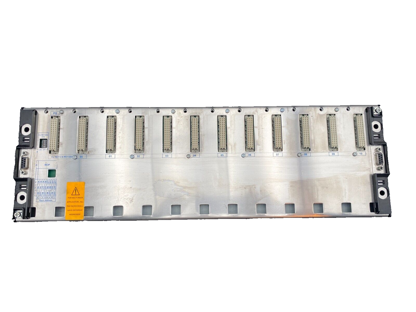 SCHNEIDER ELECTRIC MODICON TSXRKY12EX 12 SLOT EXT. RACK PV 01 RL 01