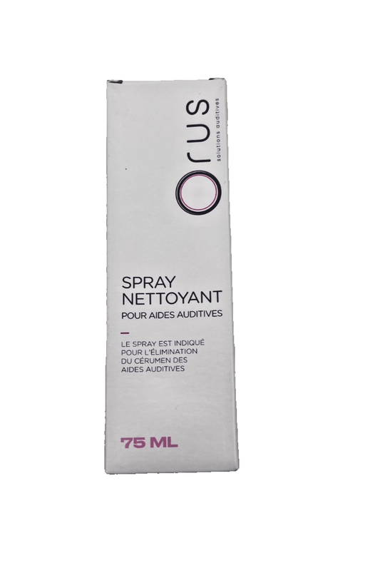 ORUS SPRAY NETTOIYANT POUR AIDE AUDITIVE x 3 pc - KLR Automation