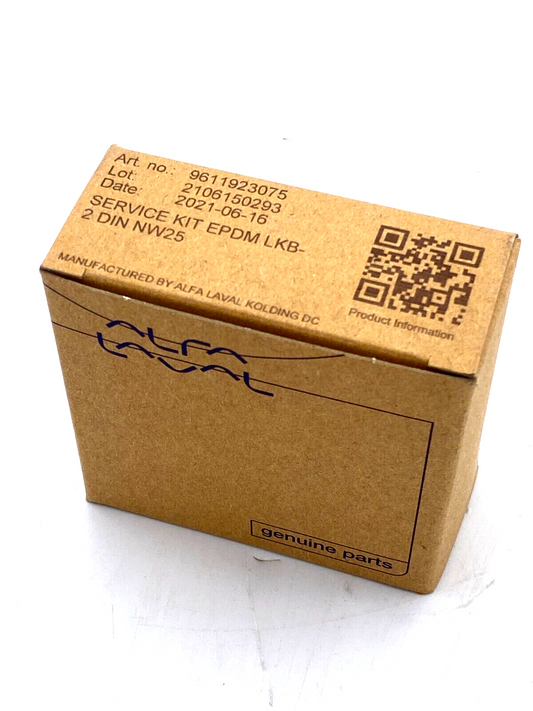 1pc x ALFA LAVAL INC     9611923075        SERVICE KIT EPDM LKB-2 DIN NW25