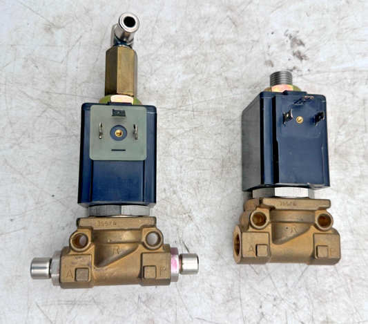 BURKERT 00052078 TYPE 0355 G1/4 PN0-5BAR 24V 12W SOLENOID VALVE x2pc