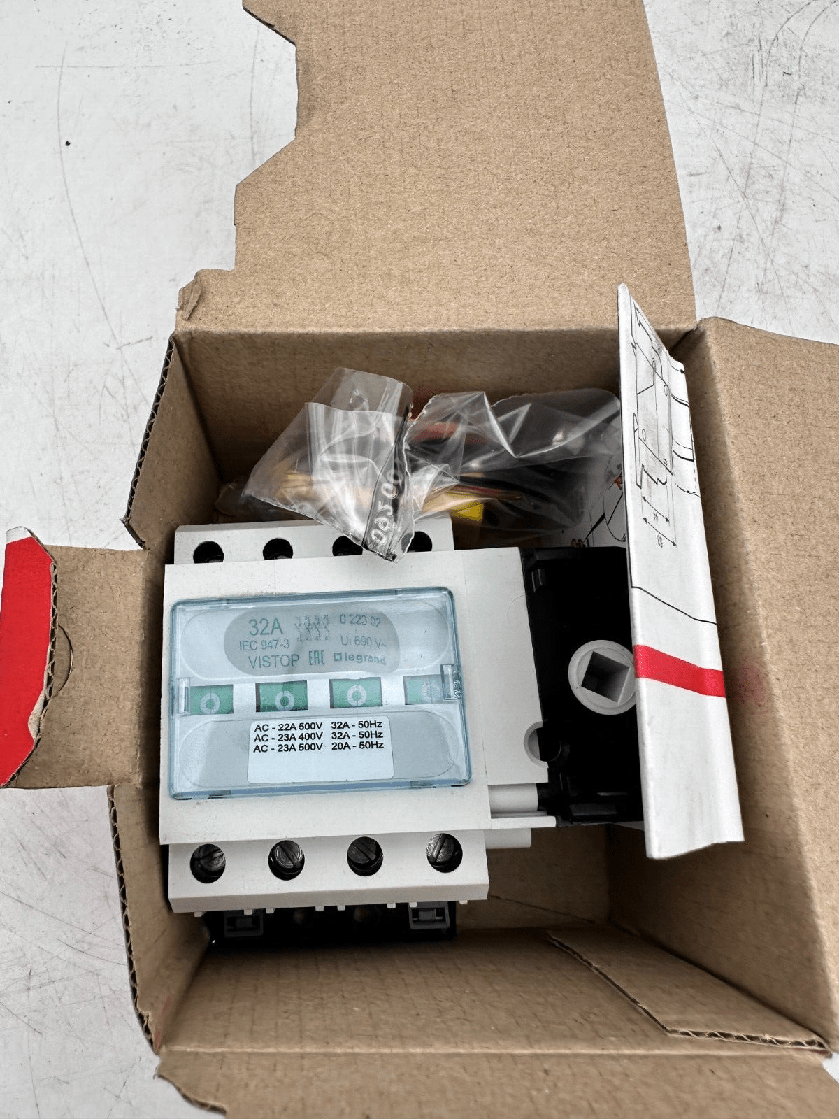 LEGRAND 022302 INTERSECTIONNEUR/P ROUGE VISTOP - KLR Automation