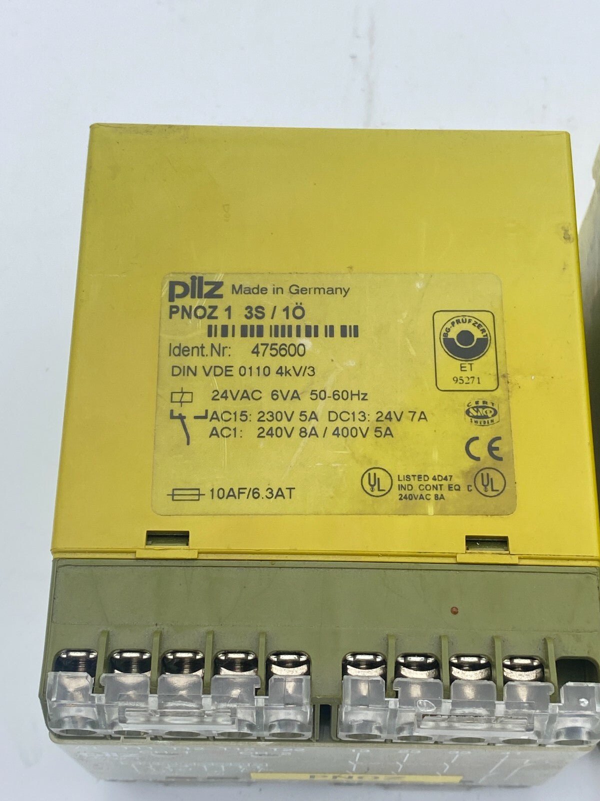 1pc x Pilz PNOZ 13S/10 Relay 475600 Universal Instruments - KLR Automation