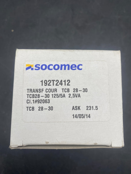 SOCOMEC 192T2412 TCB 28 - 30 CURRENT TRANSFORMER - KLR Automation