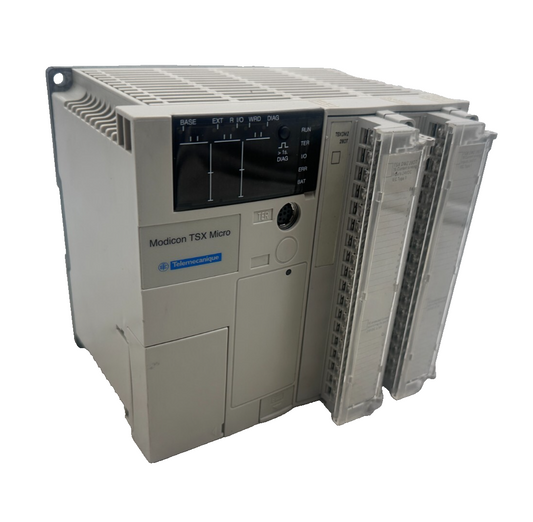 TELEMECANIQUE TSX3710101 TSX3710DC 124V Q0.5A TBLK PV:15 RL:18 + TSXDMZ 28DT