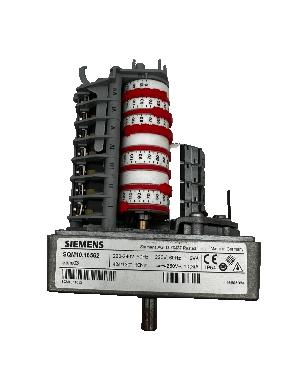 SIEMENS SQM10.16562 220 - 240V 42s/130° 9VA 10Nm ACTUATOR FOR BURNER - KLR Automation