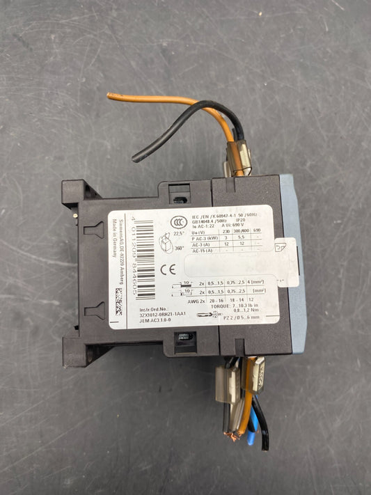 SIEMENS 3RT2517-1BB40 CONTACTOR