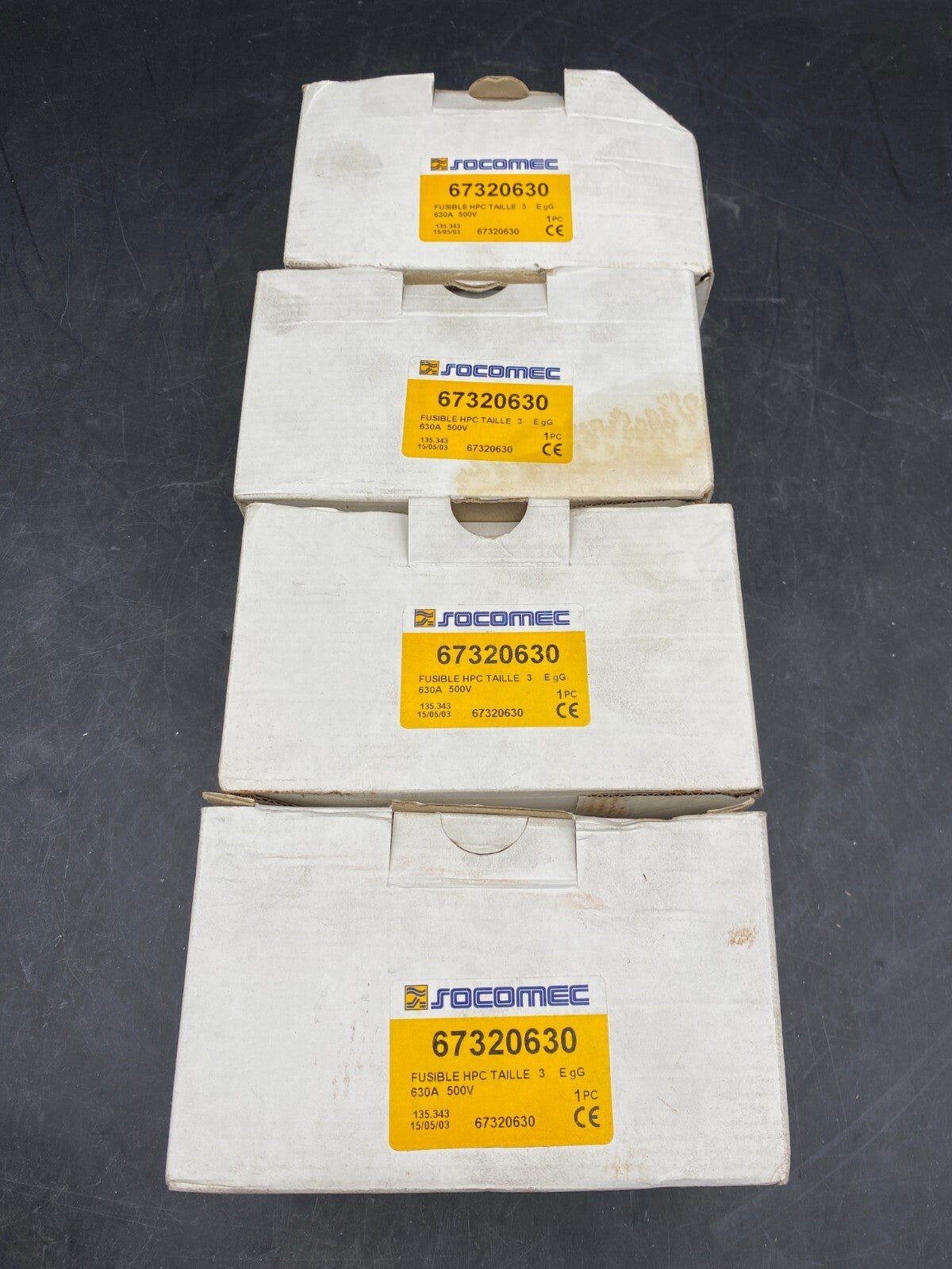 1 pc x SOCOMEC 67320630 FUSIBLE HPC TAILLE 3 630A 500V - KLR Automation
