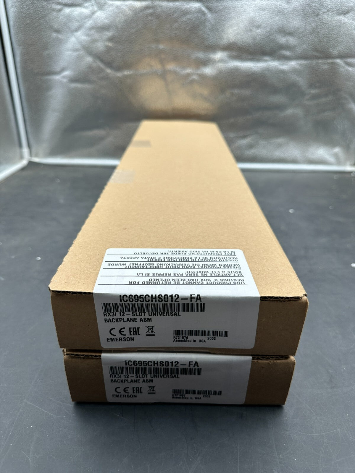 GE Fanuc IC695CHS012-FA Rx3i 12 Slot Backplane  1pc
