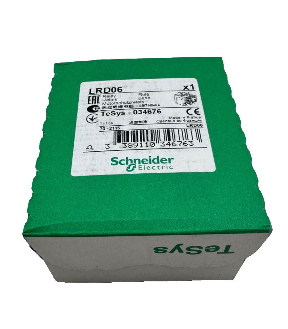 SCHNEIDER ELECTRIC LRD06 RELAY - KLR Automation