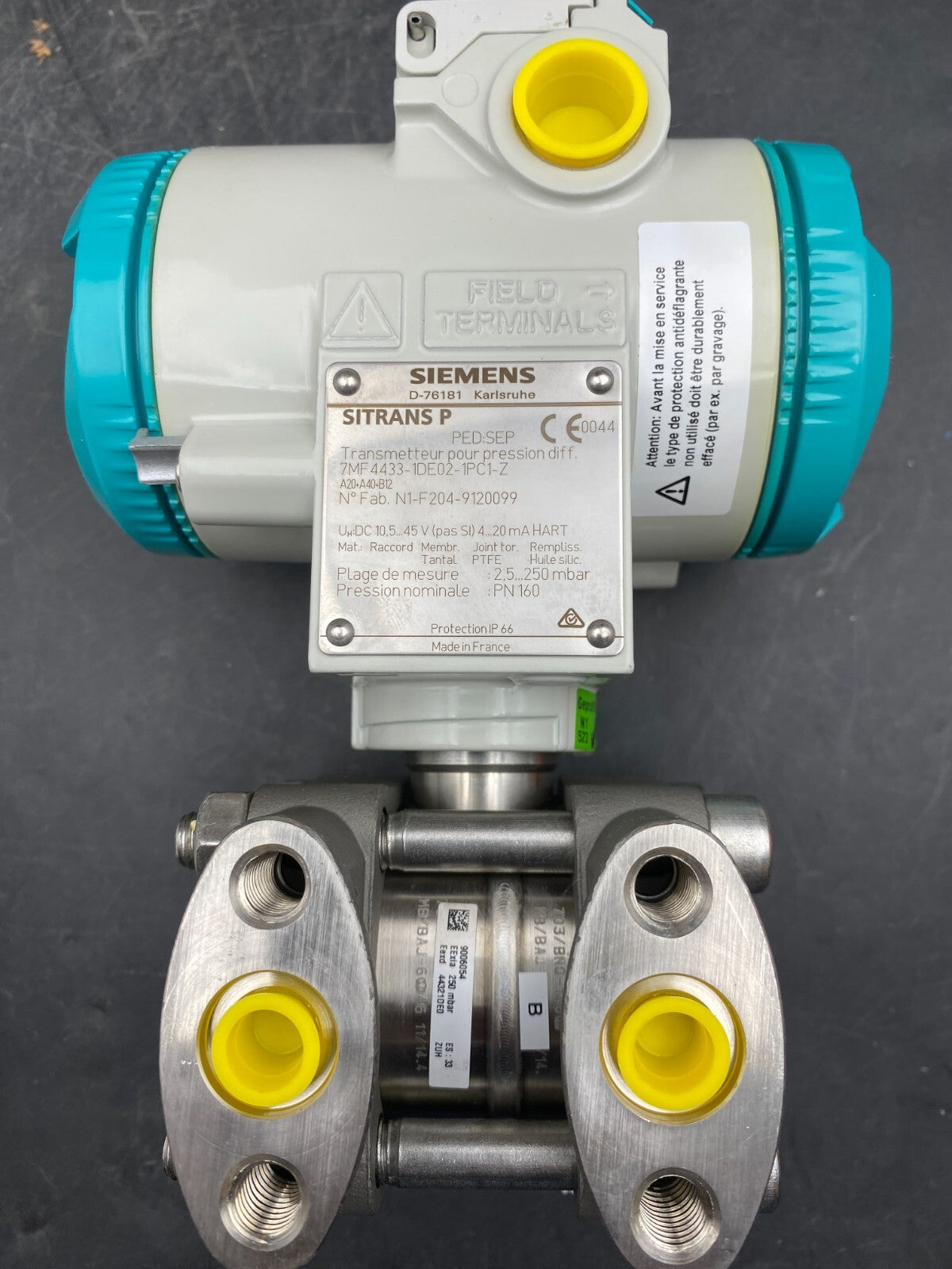 SIEMENS SITRANS P DSIII DIFFERENTIAL PRESSURE 7MF44331DE021PC1-Z 7MF4433
