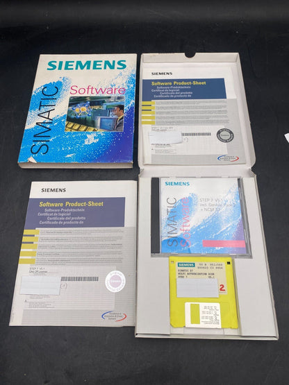 Siemens Simatic Software STEP7 V5.1 One Off License 6ES7810 - 4CC05 - 0YX0 - KLR Automation