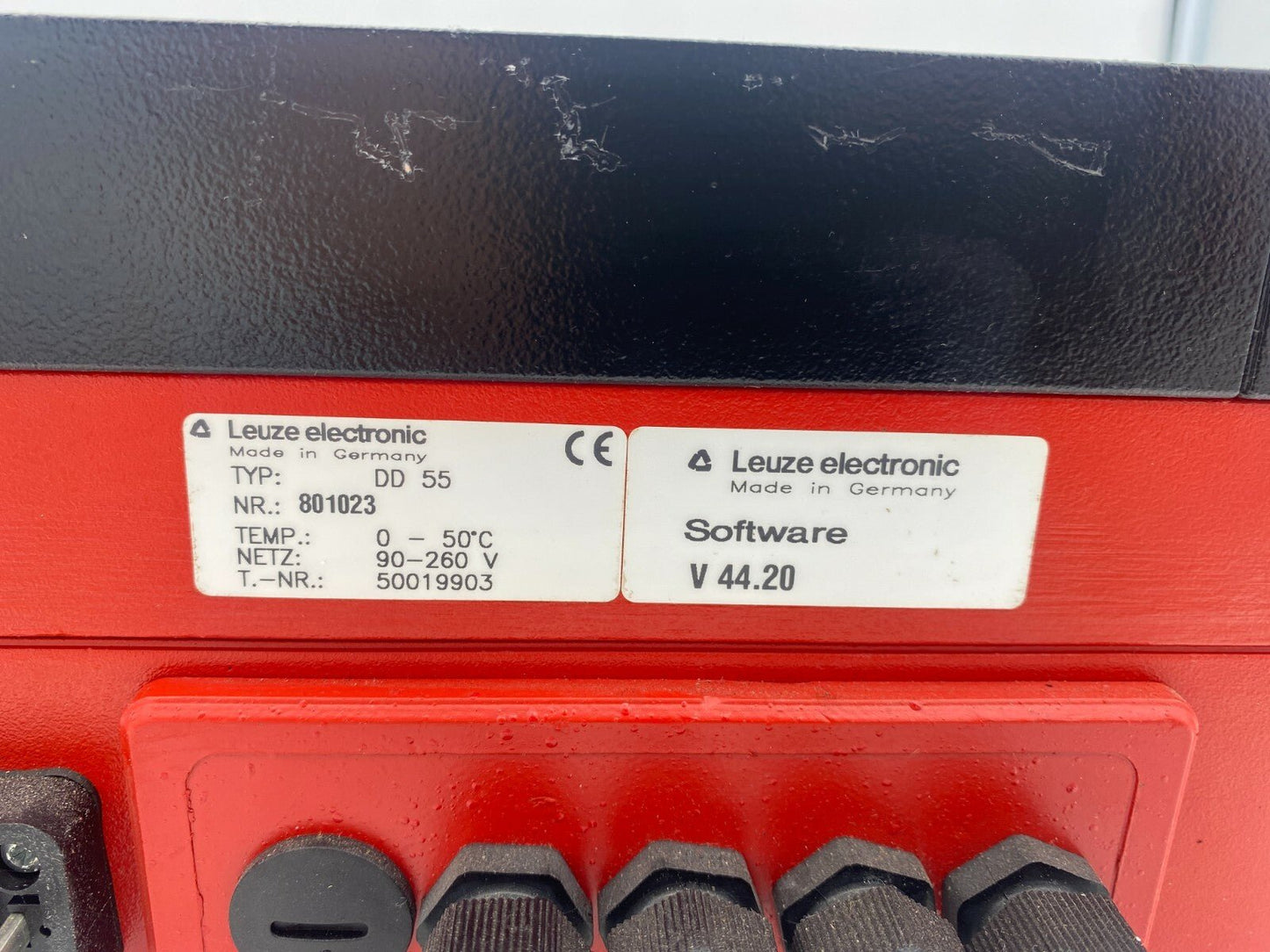 LEUZE ELECTRONIC DD 55 Displaydecoder V44.20 - used - 50019903 without key 1 - KLR Automation