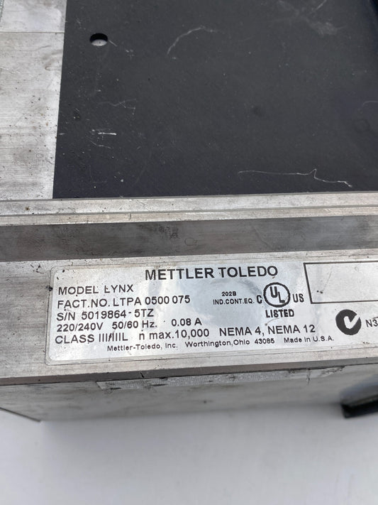METTLER TOLEDO LYNX  Interface panel FACT.NO. LTPA 0500 075