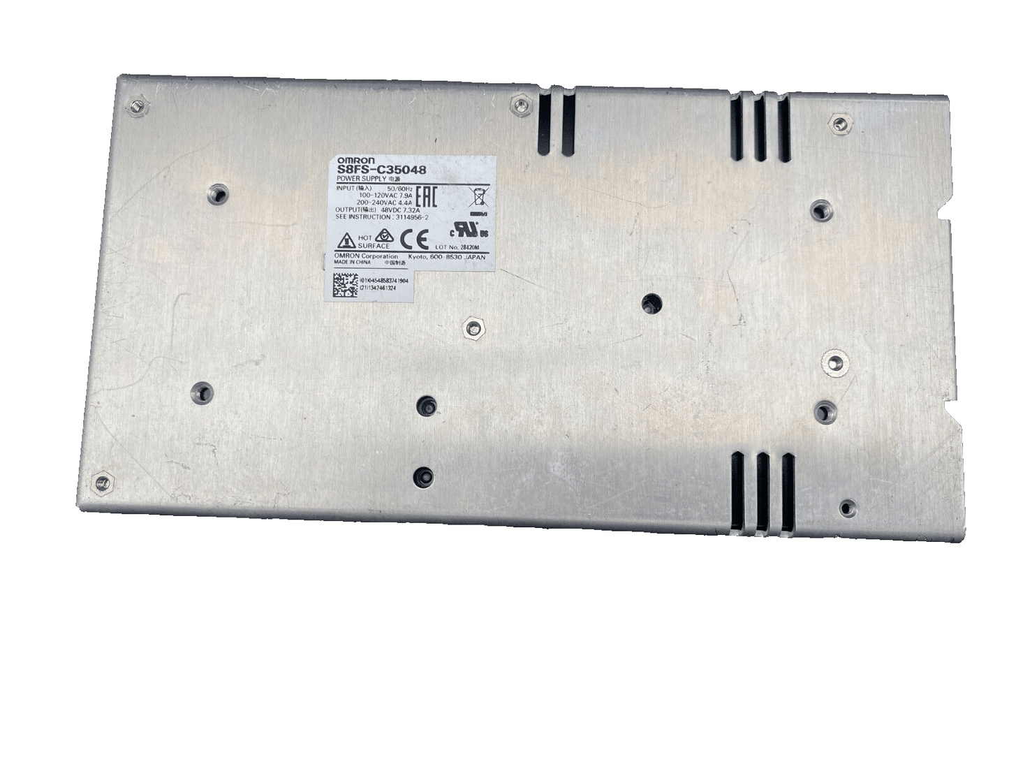 OMRON S8FS - C35048 POWER SUPPLY 100 - 120 VAC 7.9A - KLR Automation