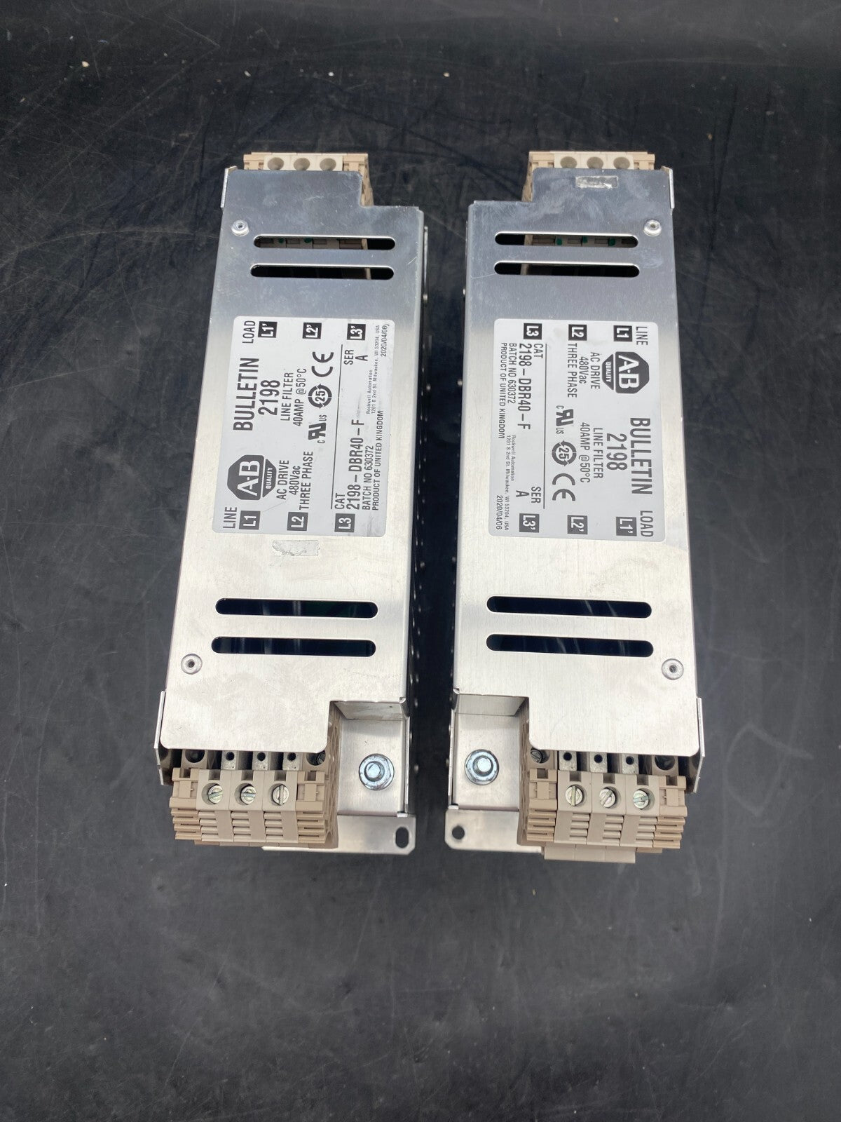 ALLEN-BRADLEY   BULLETIN 2198 Line filter  2198-DB80-F