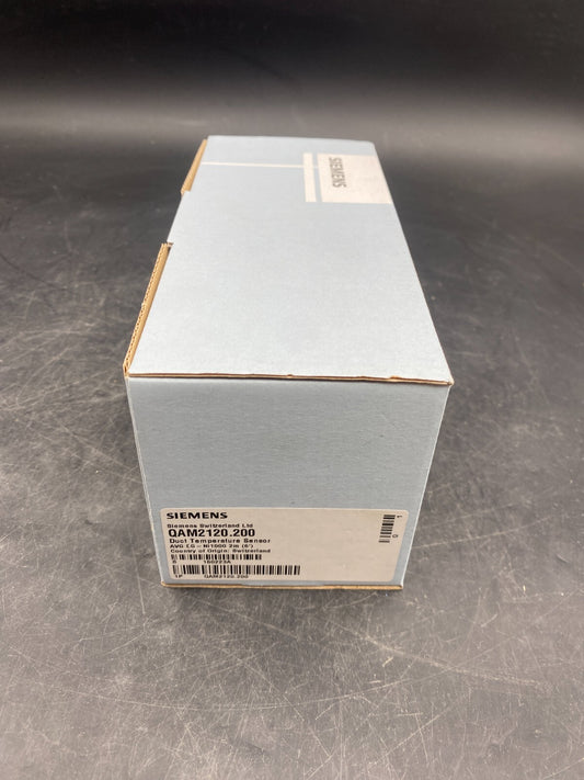 NEW SIEMENS QAM2120.200 DUCT TEMPERATURE SENSOR - KLR Automation