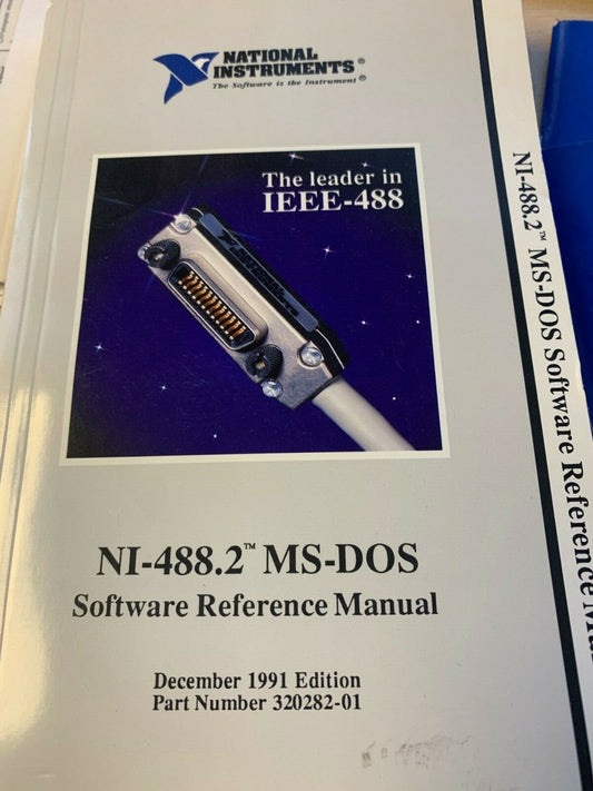 National Instruments Software NI-488.2 for GPIB-PCII/IIA