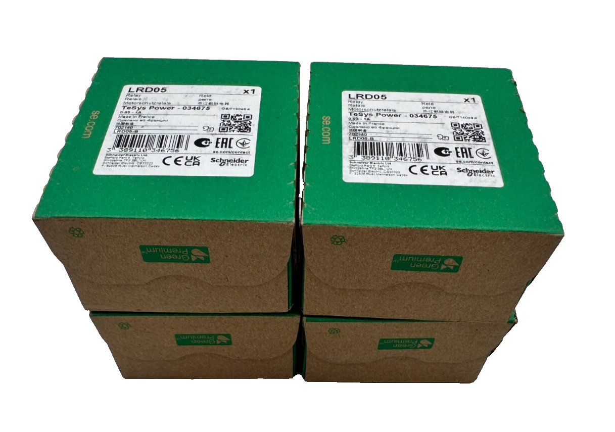 SCHNEIDER ELECTRIC LRD05 RELAIS TESYS 034675 0.63-1A x4pc