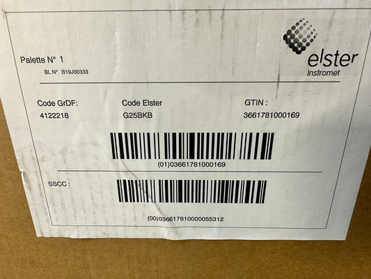 Honeywell ELSTER BK - G25 G25BKB counter Gaz - KLR Automation