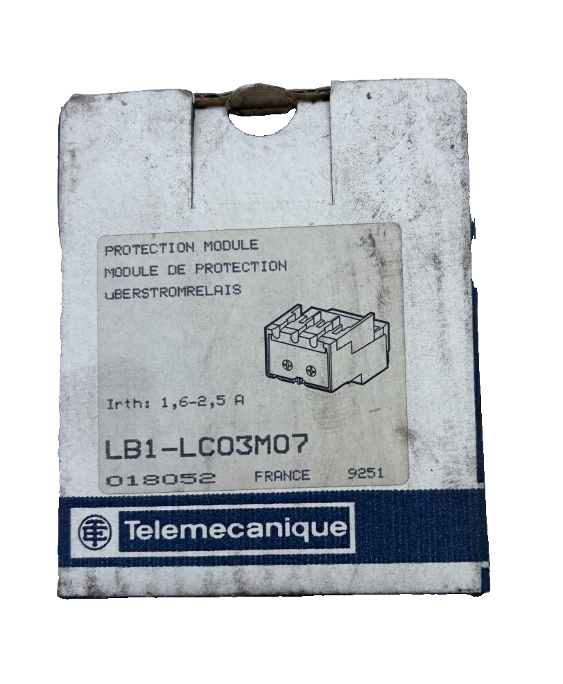 TELEMECANIQUE LB1-LC03M07 018052 MODULE DE PROTECTION x1