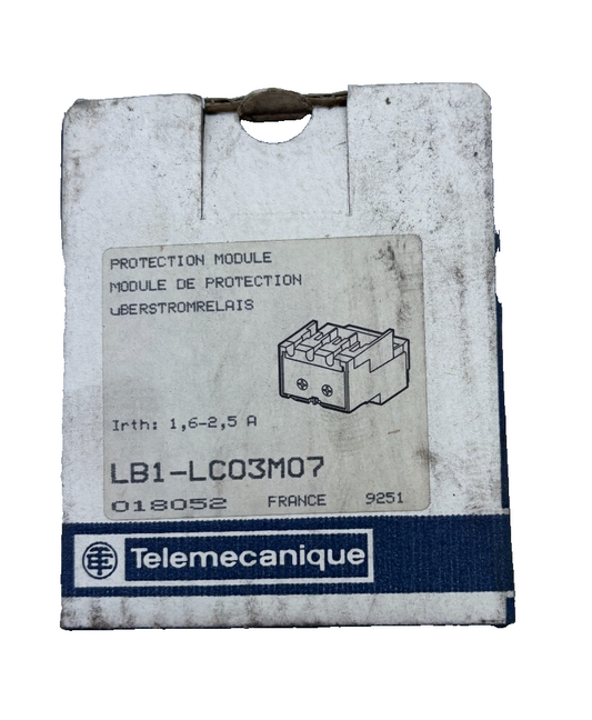 TELEMECANIQUE LB1-LC03M07 018052 MODULE DE PROTECTION x1