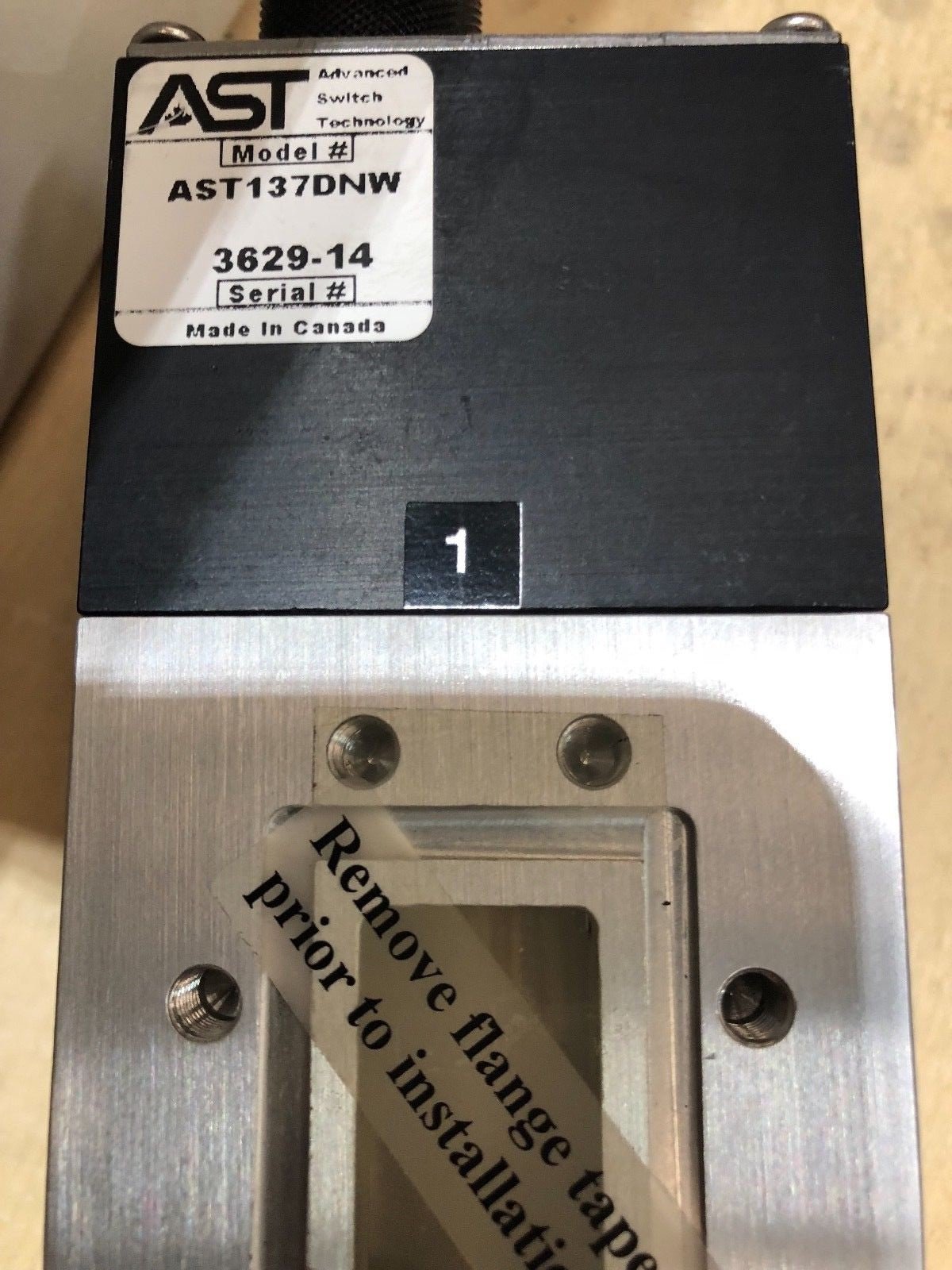 Advanced Switch Technology AST MicroWave AST137DNW 137DNW - KLR Automation