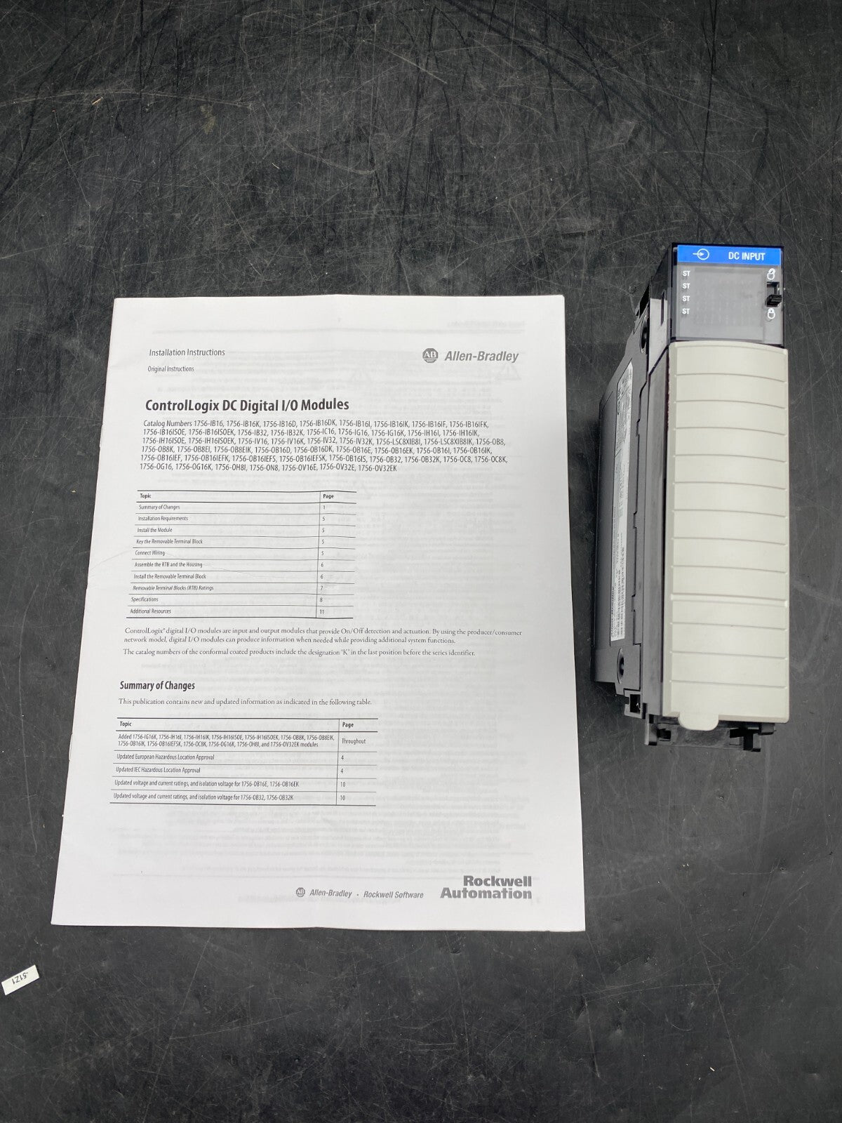 ALLEN - BRADLEY ContolLogix 32 Pt D/I Module 1756 - IB32 - KLR Automation