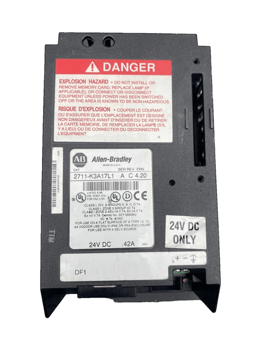 ALLEN - BRADLEY PANELVIEW 300 2711 - K3A17L1 SERIE A REV C FRN 4.20 x1pc - KLR Automation
