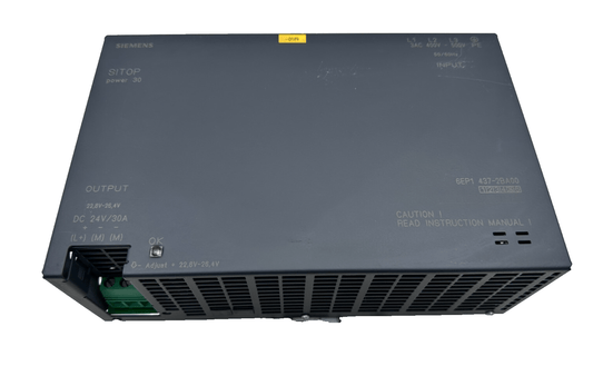SIEMENS 6EP1437 - 2BA00 SITOP POWER 30 POWER SUPPLY - KLR Automation