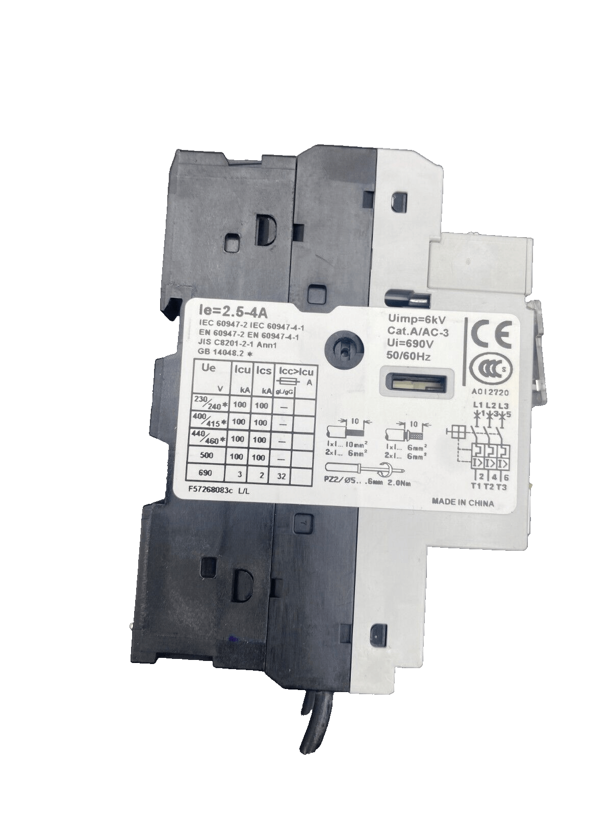 GENERAL ELECTRIC GPS1BSAH MOTOR STARTER x1pc - KLR Automation