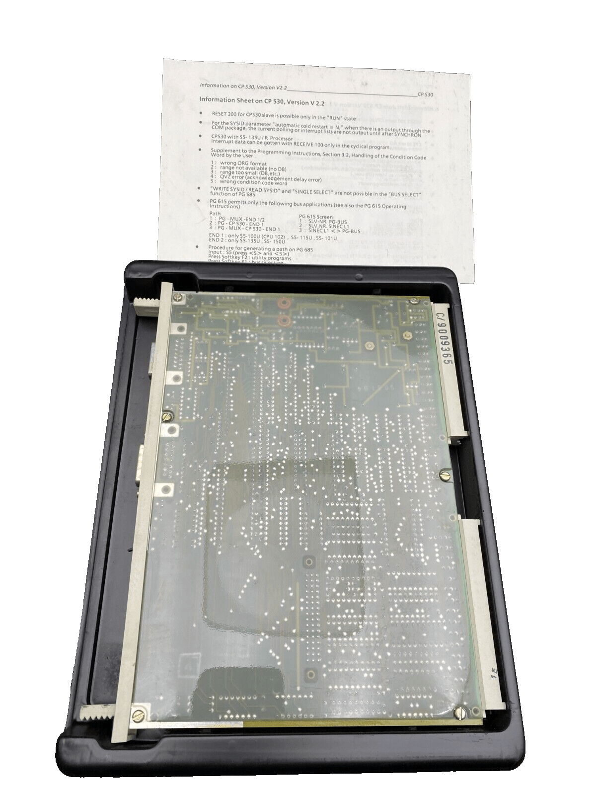 SIEMENS SIMATIC 6ES5530 - 3LA12 PROCESSEUR DE COMMUNICATION - KLR Automation
