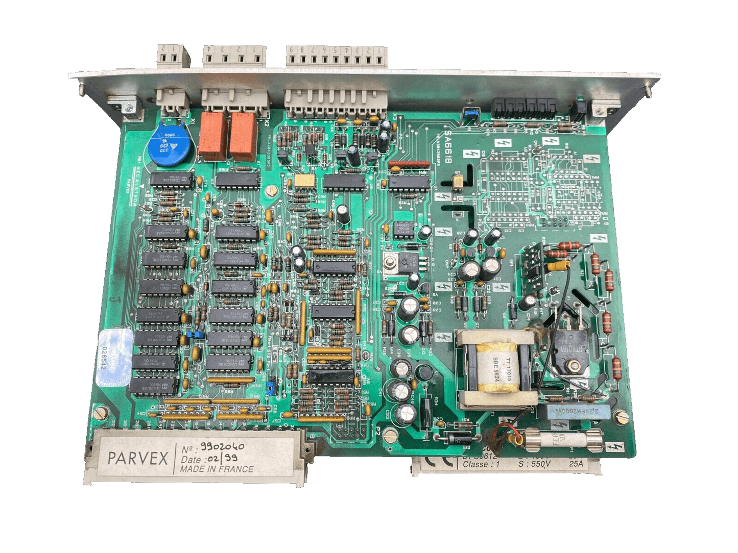 PARVEX DIGIVEX 9902040 DPS0612 POWER SUPPLY 12kW BOUTON TEMOIN LUMINEUX MANQUANT - KLR Automation