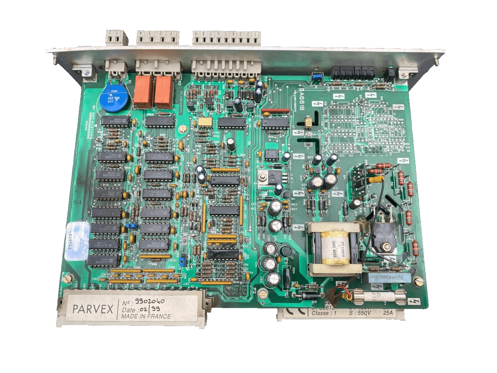 PARVEX DIGIVEX 9902040 DPS0612 POWER SUPPLY 12kW BOUTON TEMOIN LUMINEUX MANQUANT - KLR Automation